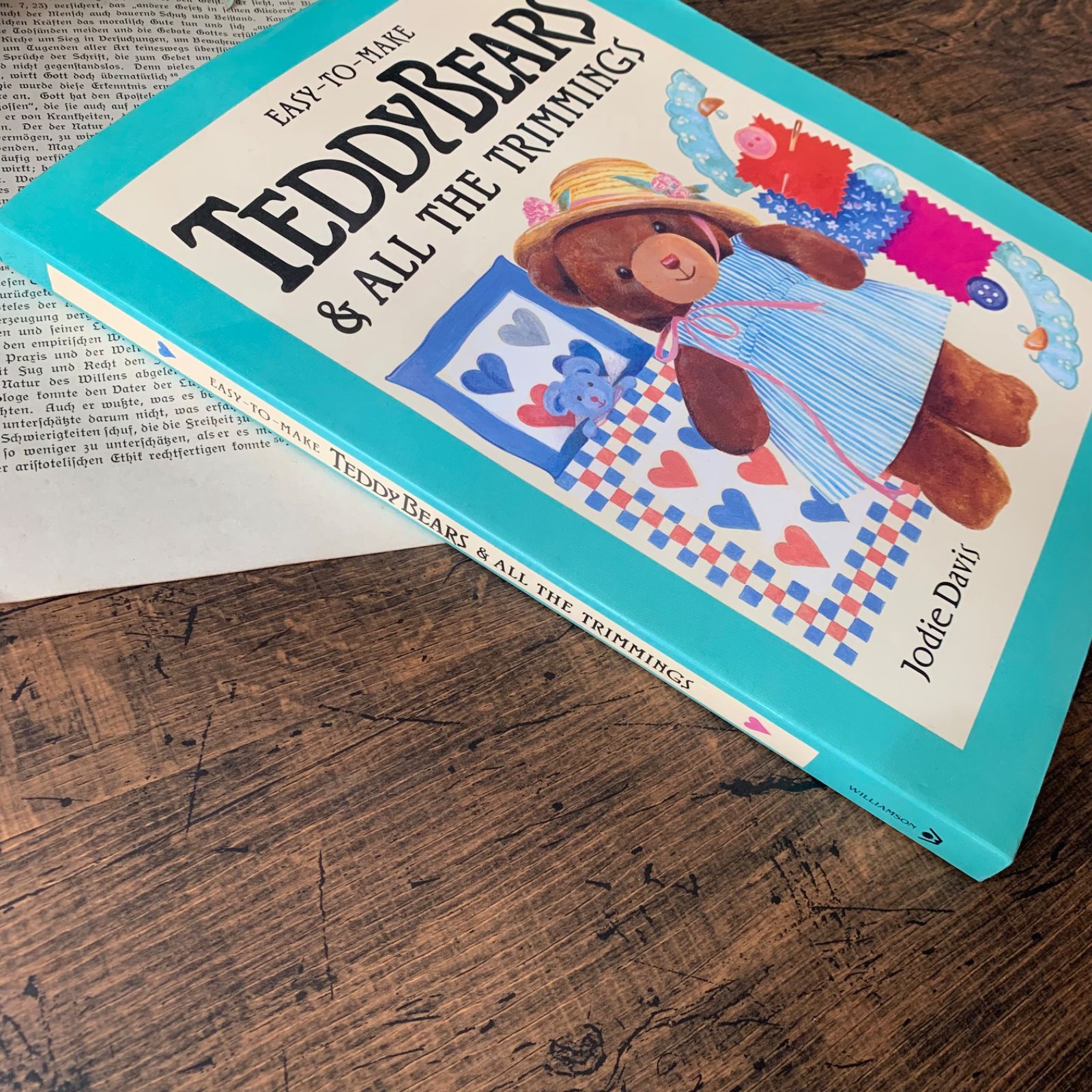 ヴィンテージ 洋書 テディベア作り 1988年 Teddy Bears ハンドメイド