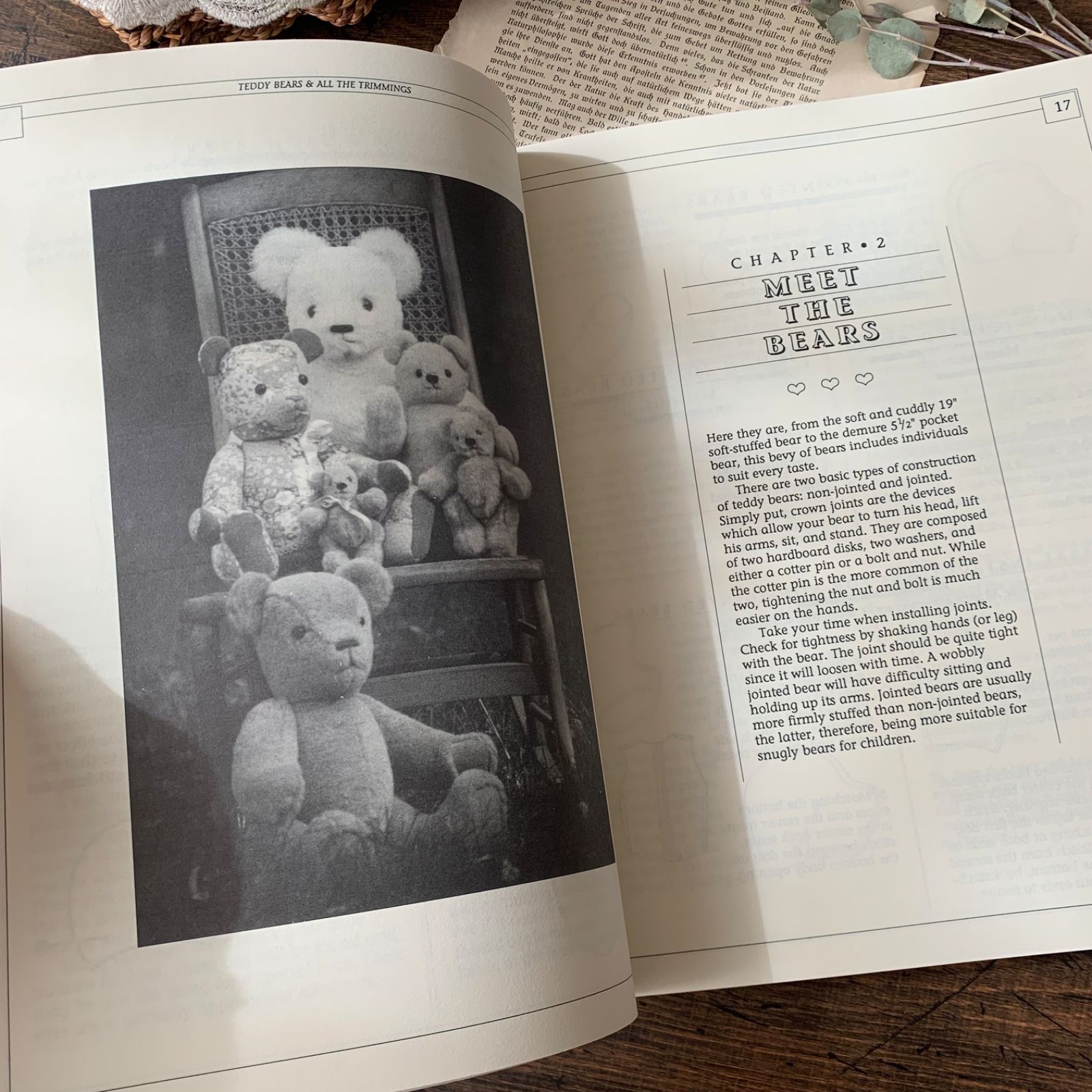 ヴィンテージ 洋書 テディベア作り 1988年 Teddy Bears ハンドメイド