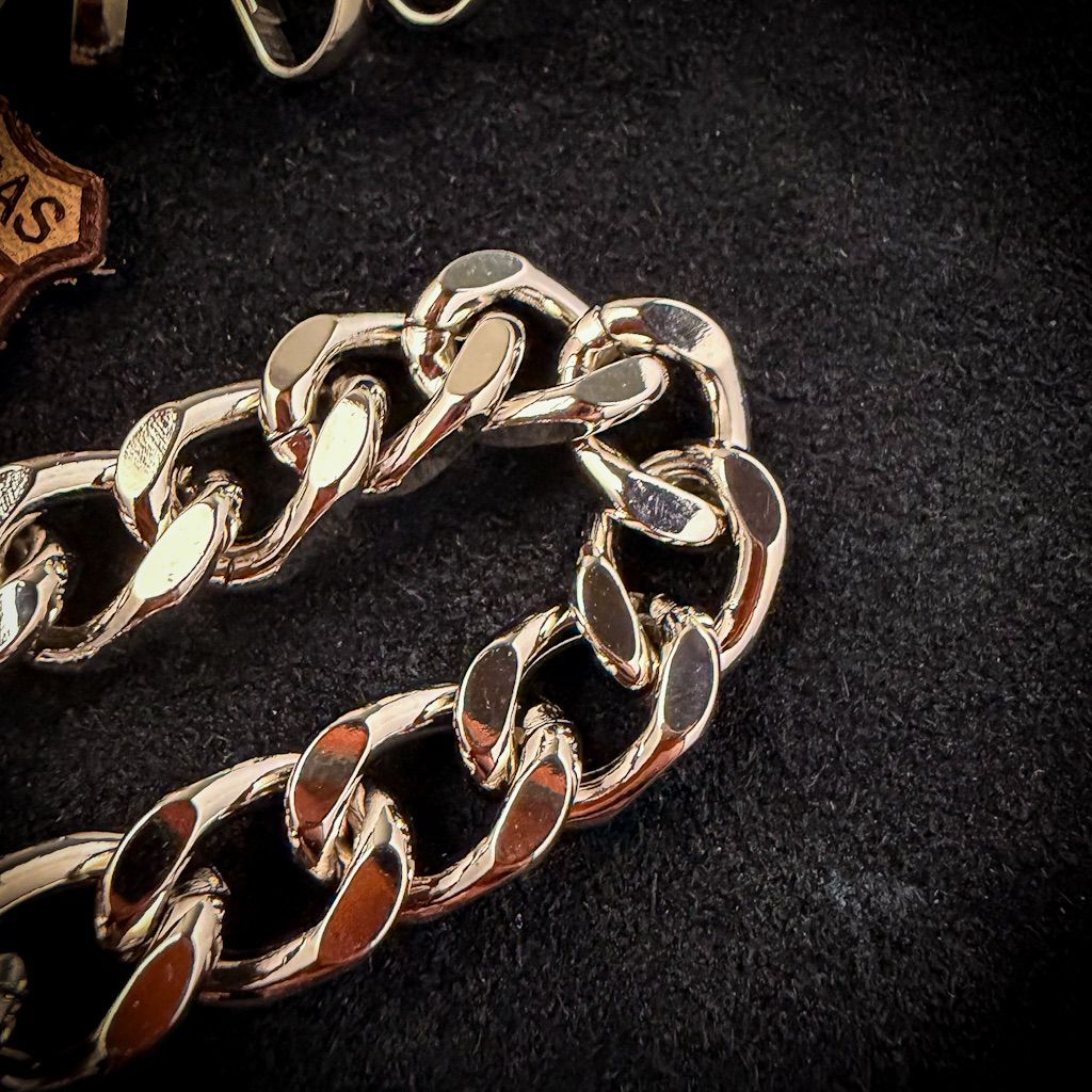 ウォレットチェーン シルバー カラビナ 喜平 ナスカン アメカジ