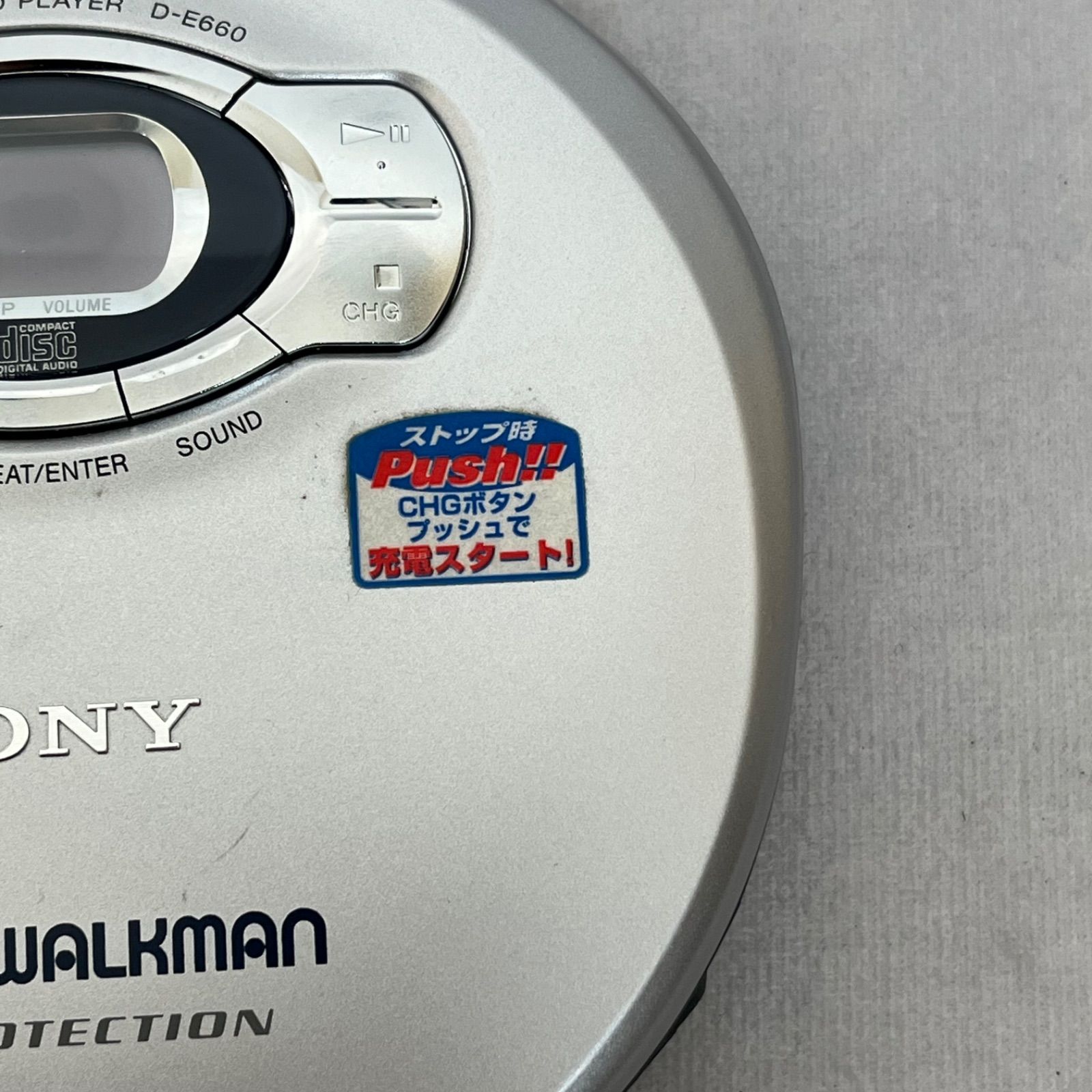 管2602-341】SONY ソニー CD Walkman ポータブルCDプレーヤー D-E660 G