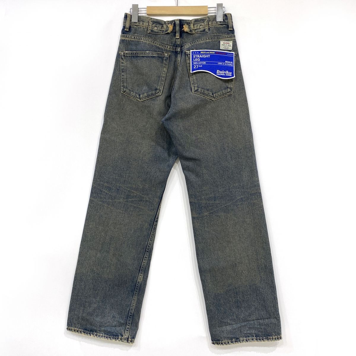 DAIRIKU ダイリク Straight Denim Pants ストレートデニムパンツ 