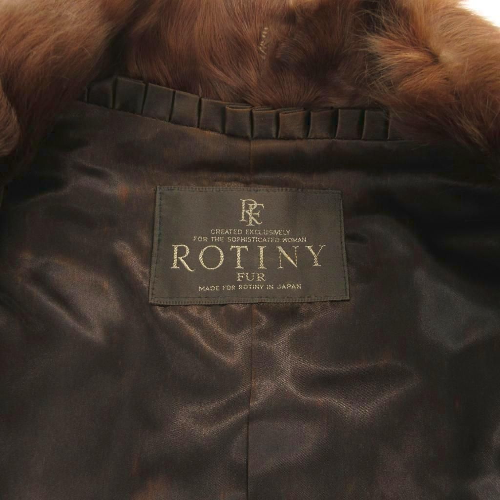 ロティニー ROTINY ファーコート 11 毛皮 ラムファー ミドル ハーフ丈