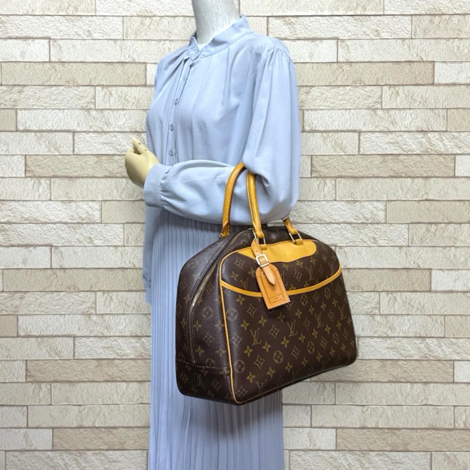 ルイヴィトン ドーヴィル モノグラム ハンドバッグ モノグラム