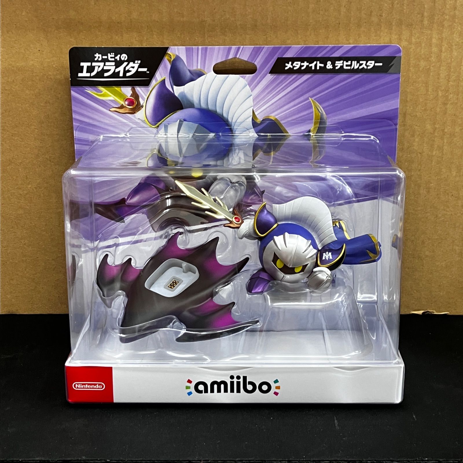 カービィのエアライダー　メタナイト　デビルスター　amiibo カービィのエアライダー」の「メタナイト&デビルスター」のamiiboが