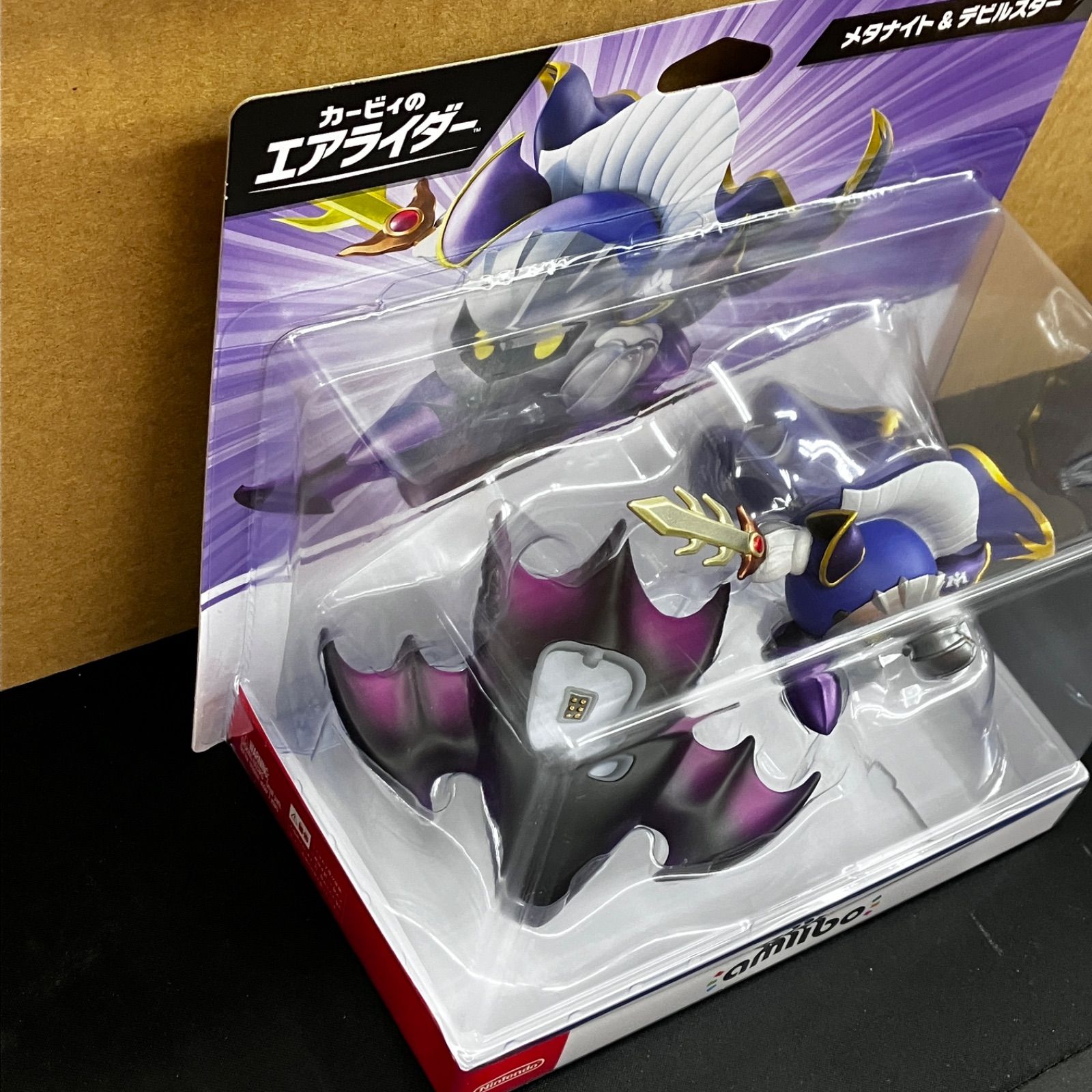 新品未開封 amiibo カービィのエアライダー メタナイト&デビルスター