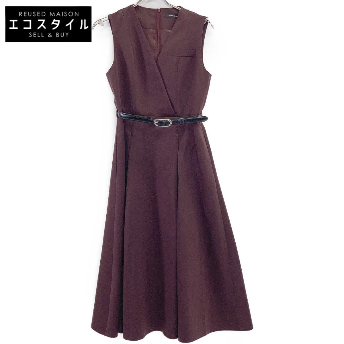 M-premier エムプルミエ ﾎﾞﾙﾄﾞｰ ﾍﾞﾙﾄ付ｼﾞｬﾝﾊﾟｰｽｶｰﾄ 36 - メルカリ