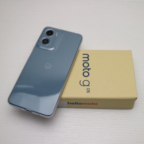 新品未使用 SIMフリー moto g05 ミスティブルー スマホ モトローラ