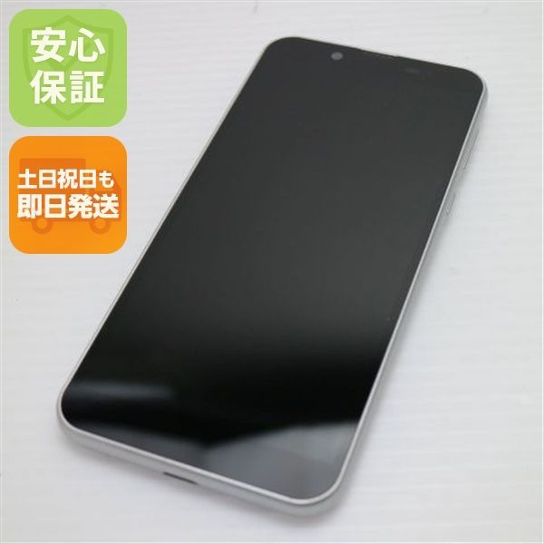 美品 S5-SH Android One S5 クールシルバー スマホ 本体 白ロム 土日祝