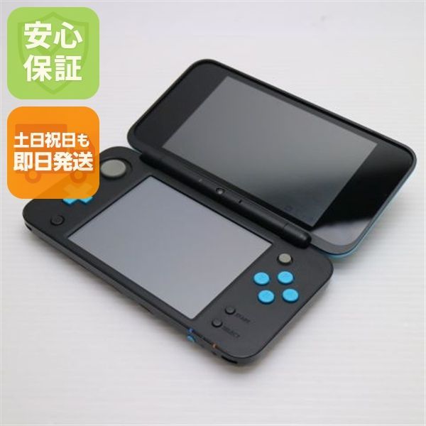 良品中古 NEWニンテンドー2DS LL ブラック×ターコイズ 即日発送 2DS