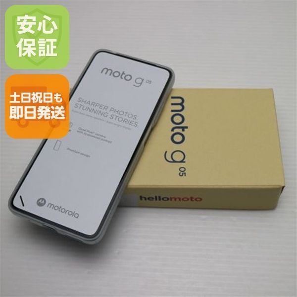 新品未使用 SIMフリー moto g05 ミスティブルー スマホ モトローラ