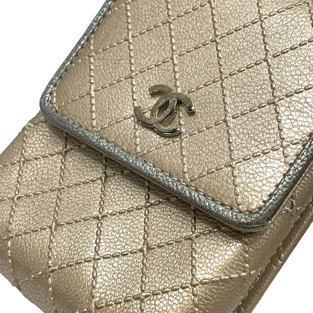 CHANEL ブラック キルティングシガレットケース CHANEL ブラック キルティング シガレットケース ラックス キャンディ