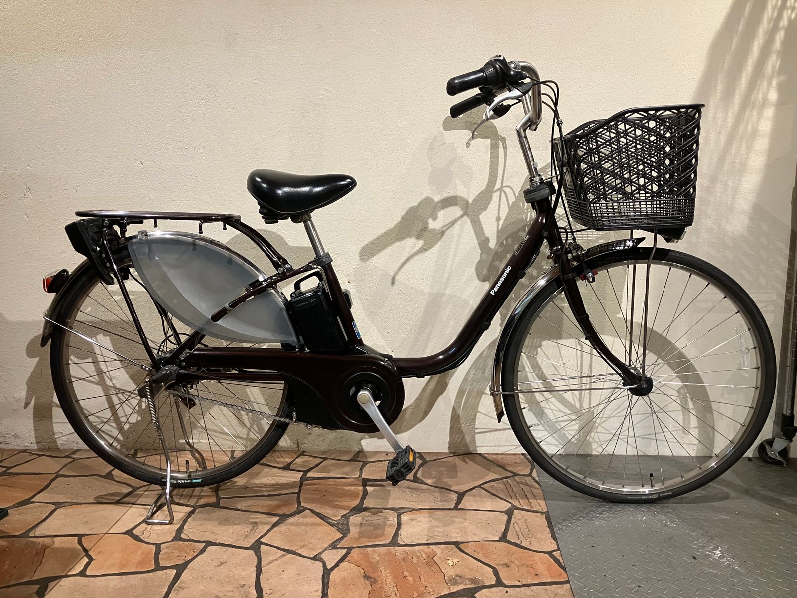 整備済/店頭引取1万円引】Panasonic ビビ・EX (2020年) ブラウン【16Ah