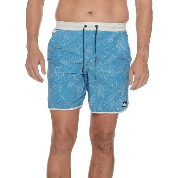【送料無料】 クイックシルバー メンズ ハーフパンツ・ショーツ 水着 Quiksilver Bayou Volley Swim Shorts Niagara