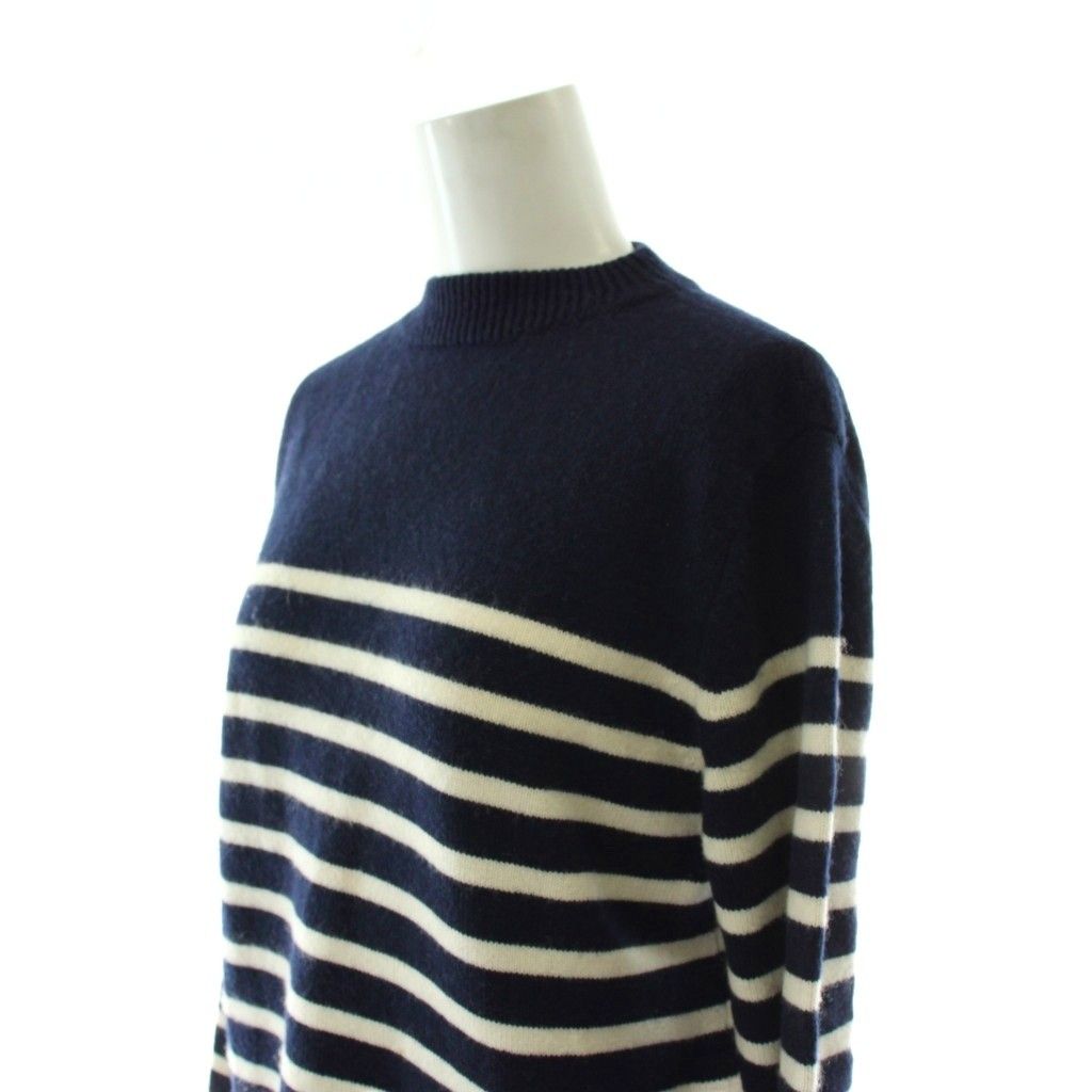 ドゥロワー Drawer ボーダークルーネックプルオーバー ニット セーター