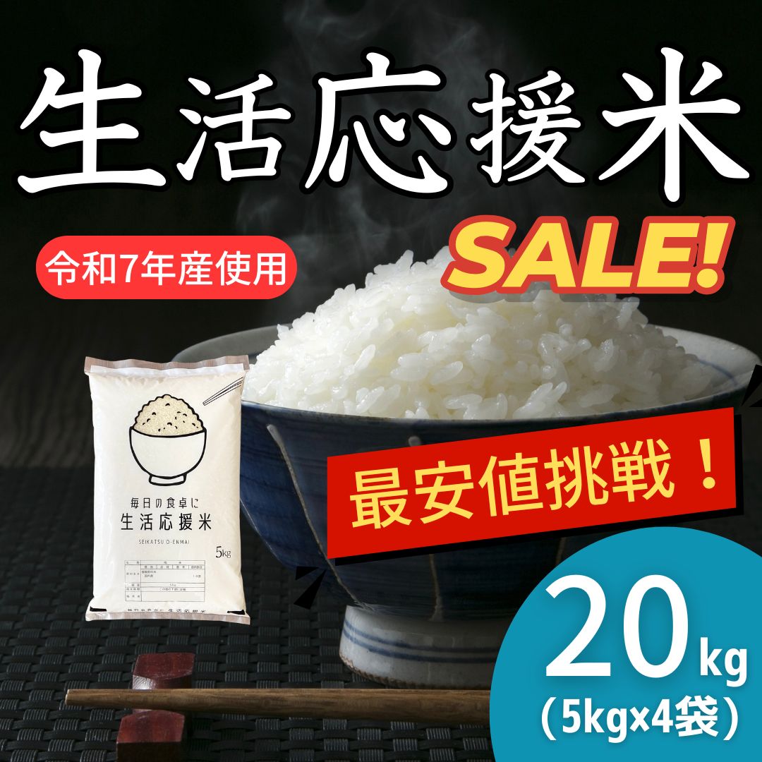 無洗米 生活応援米20kg ブレンド米 【公式通販】