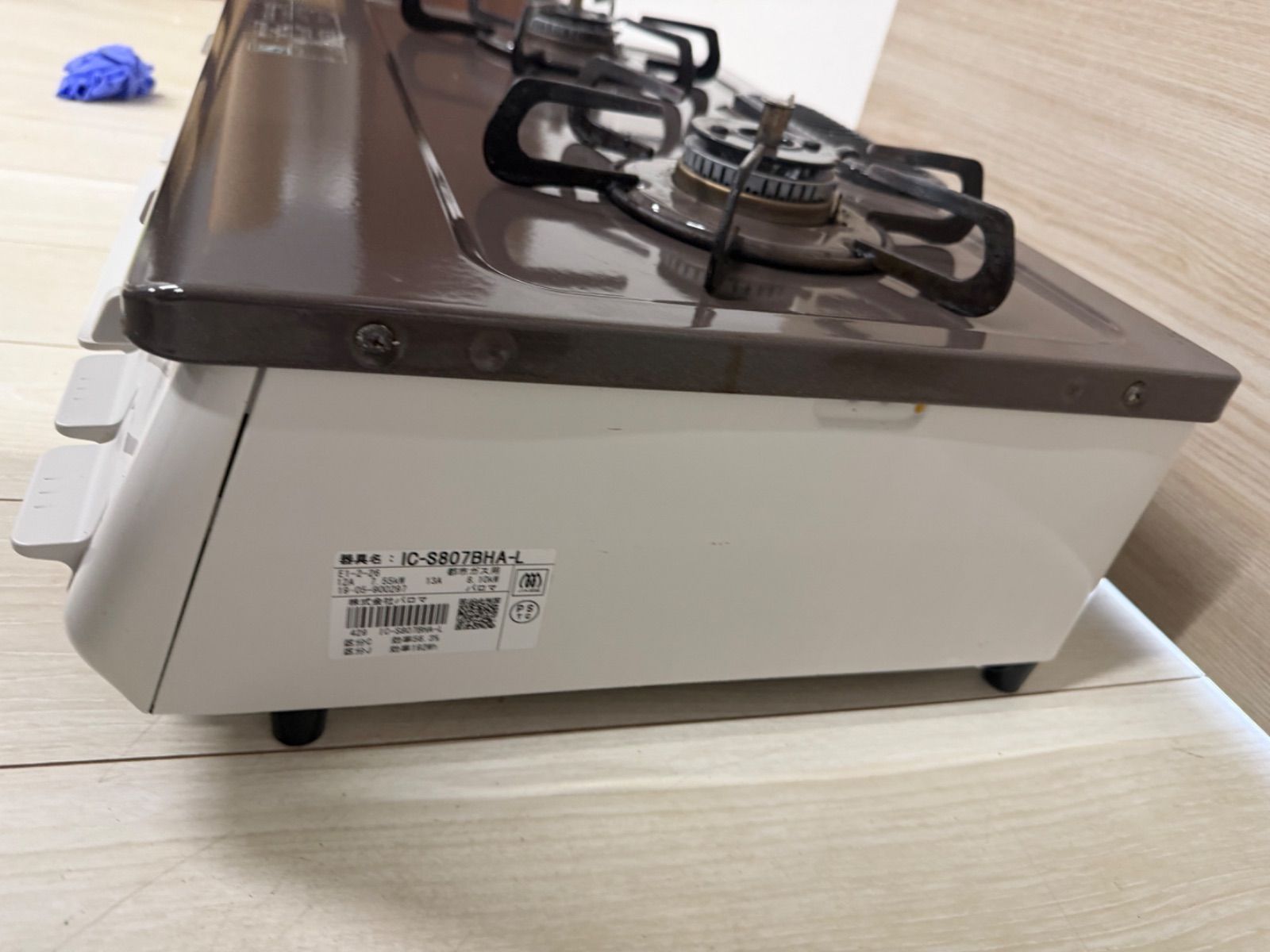 Paloma パロマ IC-S807BHA-2L ガスコンロ 都市ガス 2022年製 家電 中古 