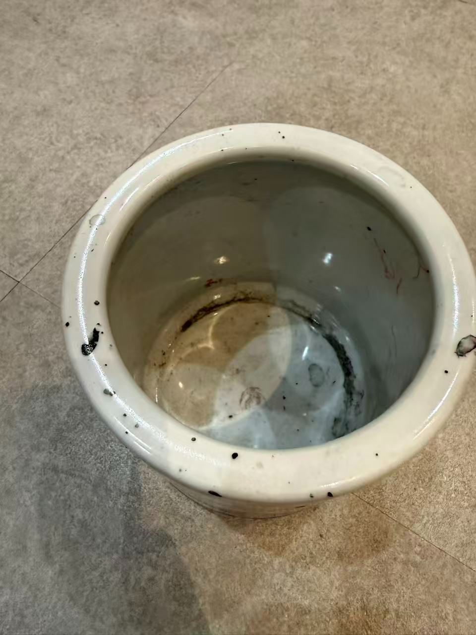 大清乾隆年製】青花雲龍文香炉 筆筒 染付 龍紋 時代物 骨董 唐物