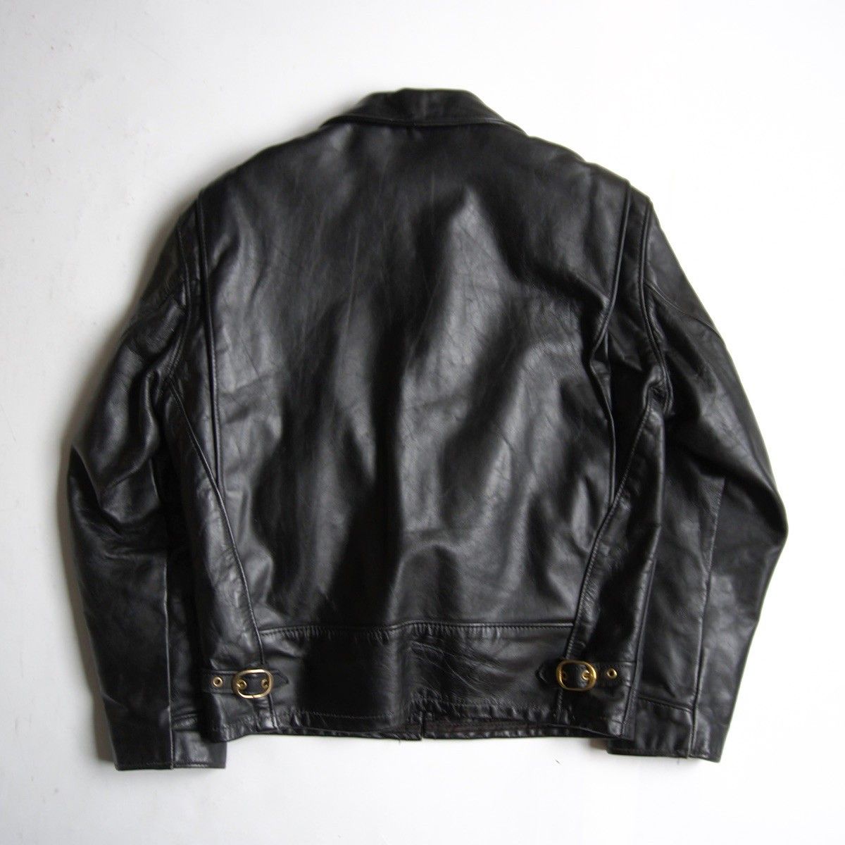 美品】SCHOTT【AT101/シングルライダースジャケット】40 襟 レザー