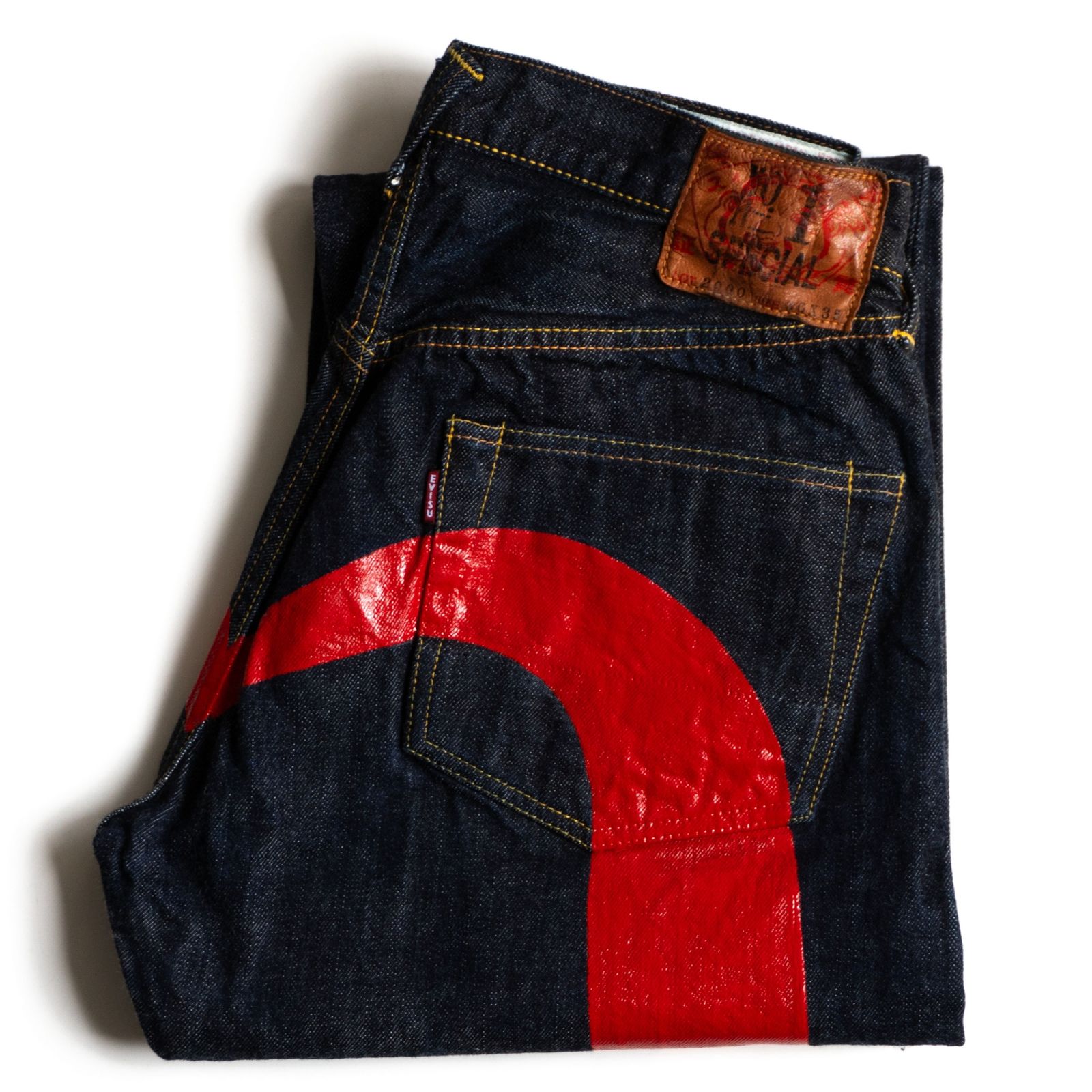 美品/濃紺】EVISU 【LOT.2000 デニムパンツ】36×35 エビス ジーンズ