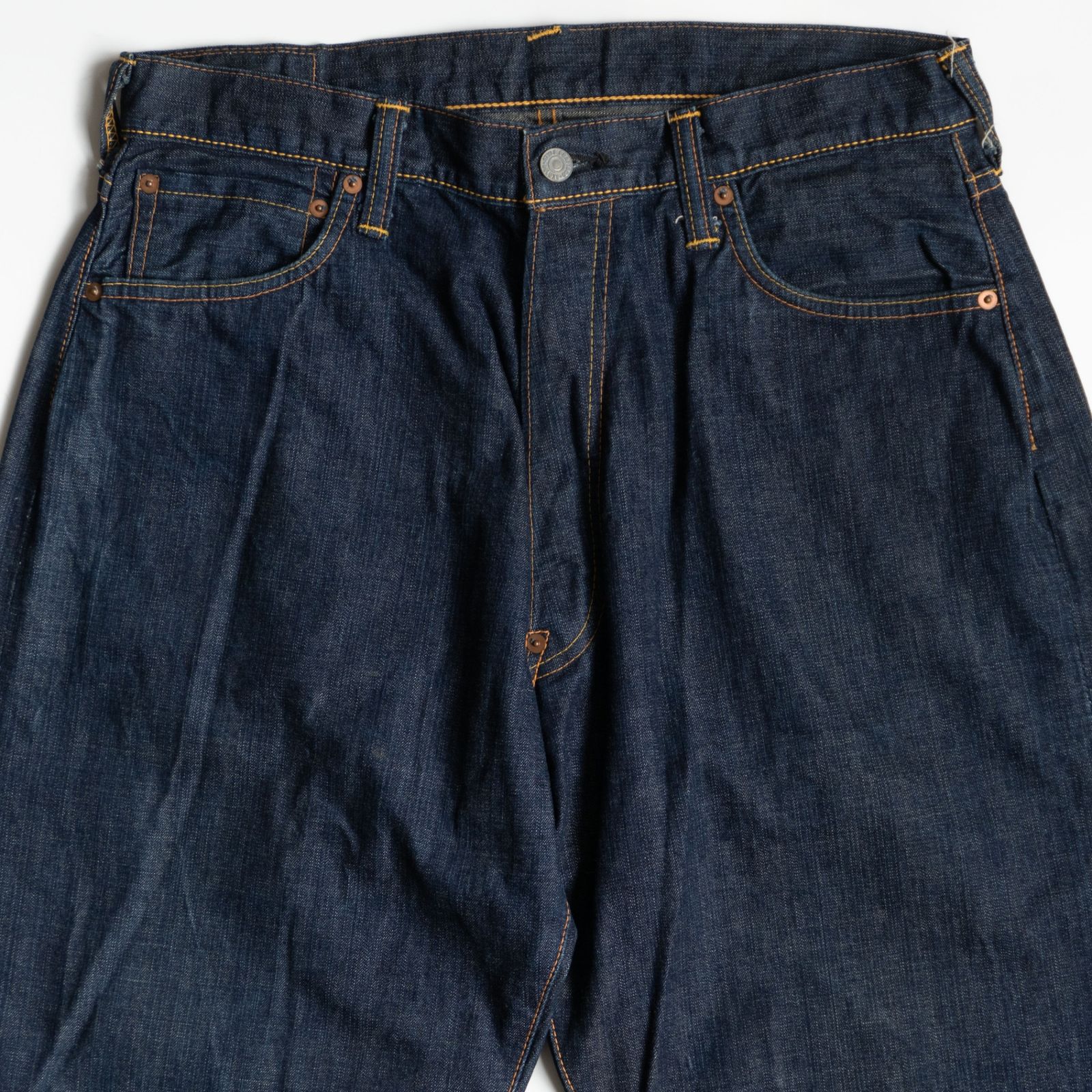 美品/濃紺】EVISU 【LOT.2001 デニムパンツ】34×35 エビス ジーンズ