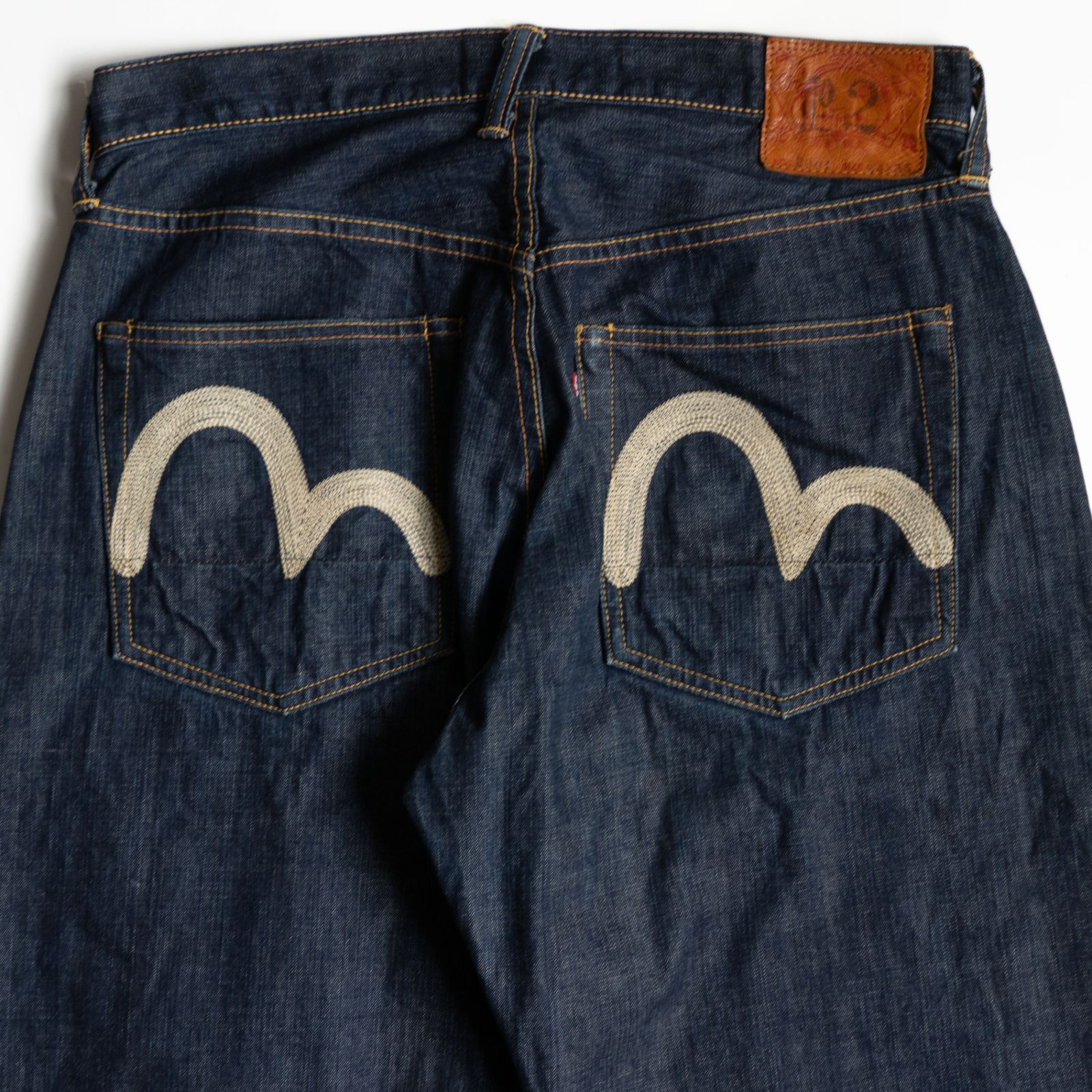 美品/濃紺】EVISU 【LOT.2001 デニムパンツ】34×35 エビス ジーンズ