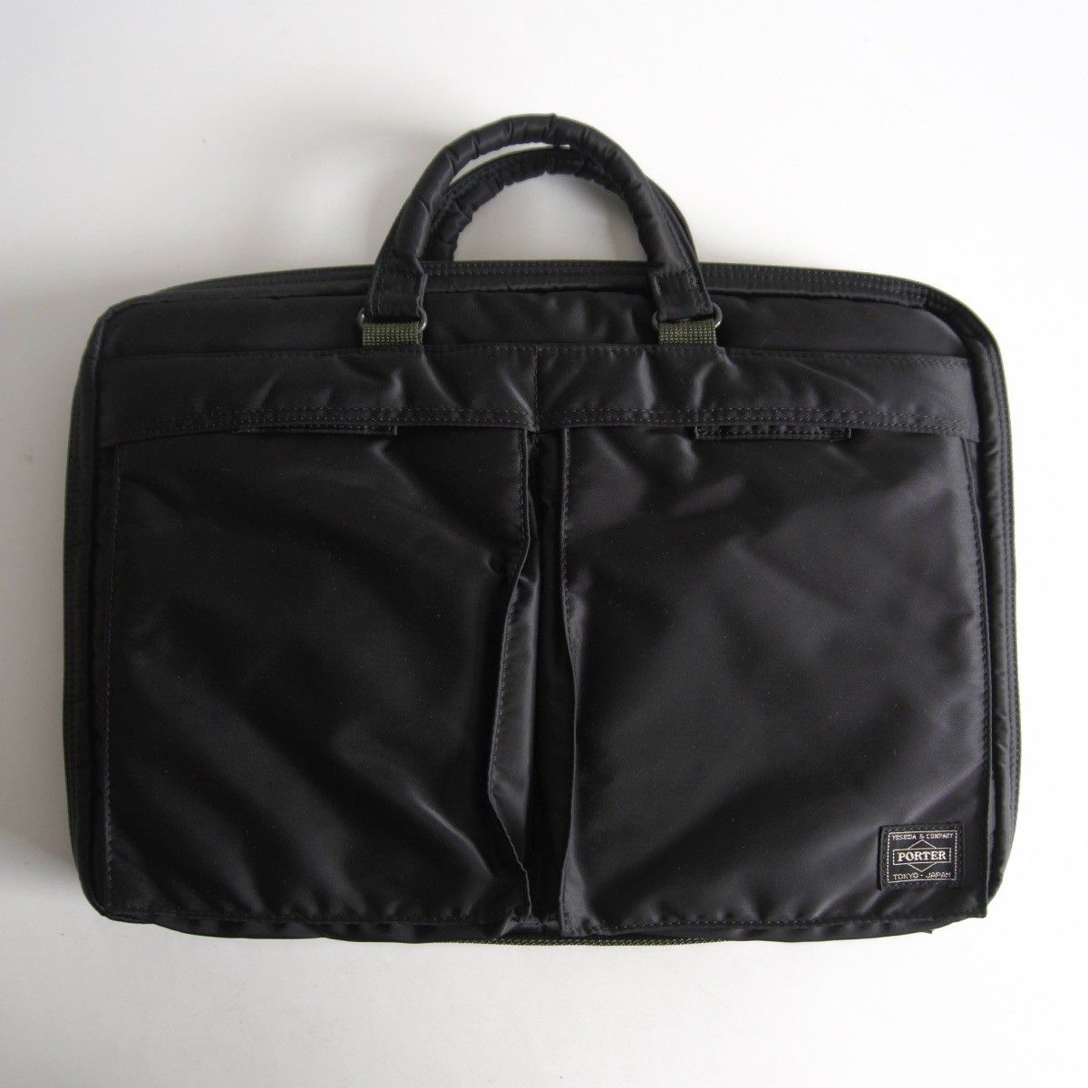 極美品】PORTER 【PX TANKER OPERATOR BAG 16】ポーター ブラック 吉田