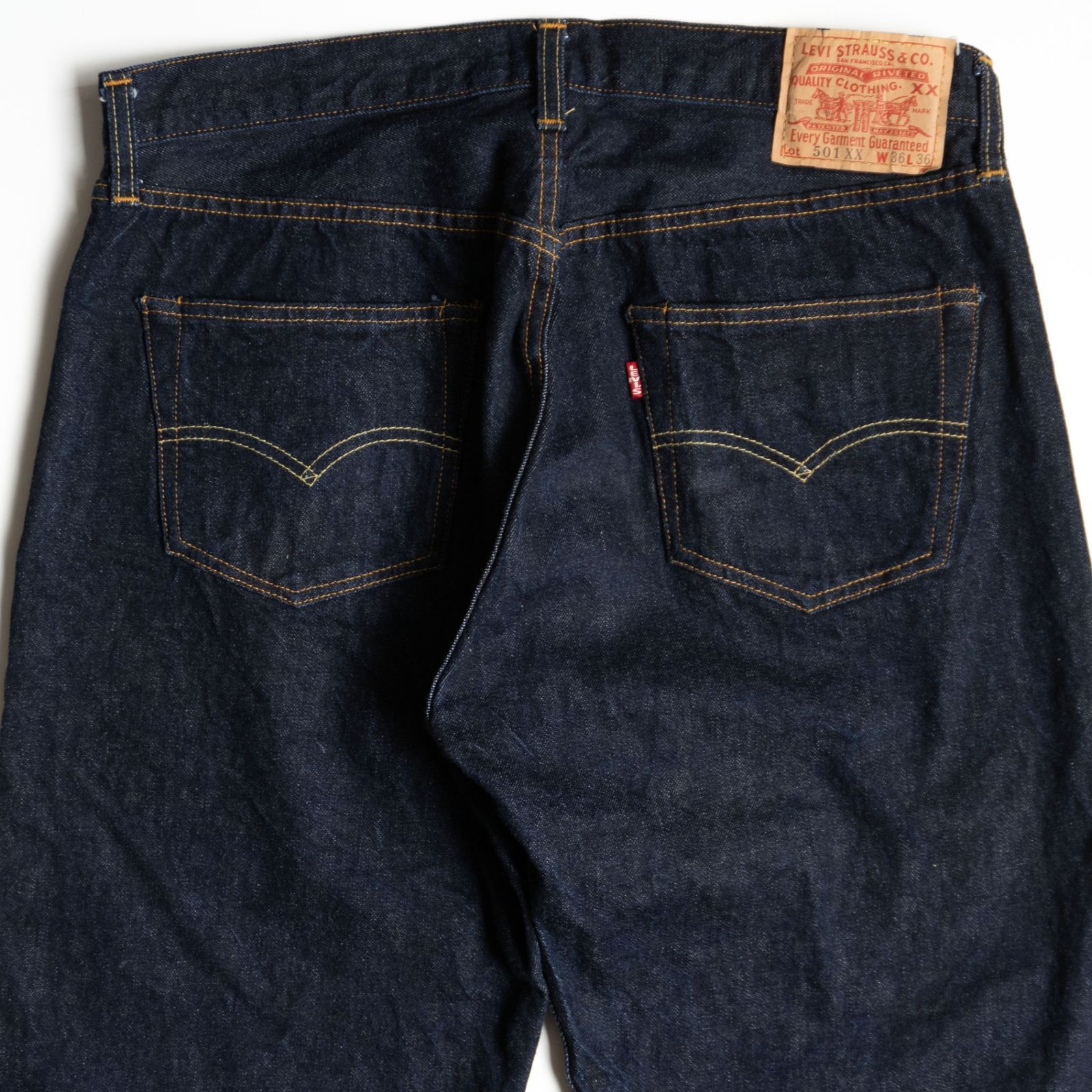 美品濃紺/バレンシア製】 LEVI'S 【 501XX ビッグE デニムパンツ 】36