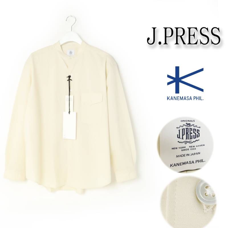新品 ジェイプレス Jプレス J.PRESS ?? KANEMASA PHIL STANDUP SHIRT