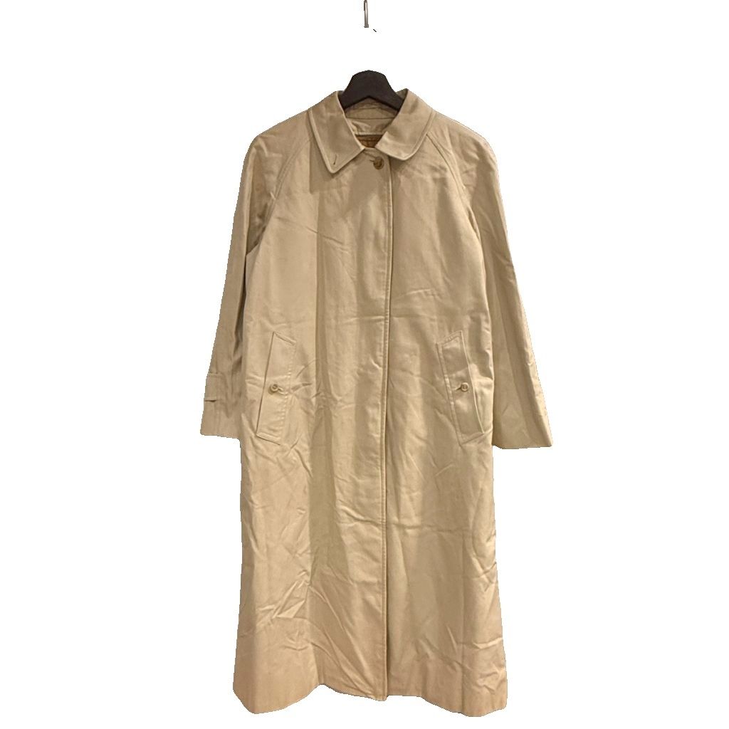 バーバリーズ Burberrys 90S ステンカラーコート ロング アイボリー