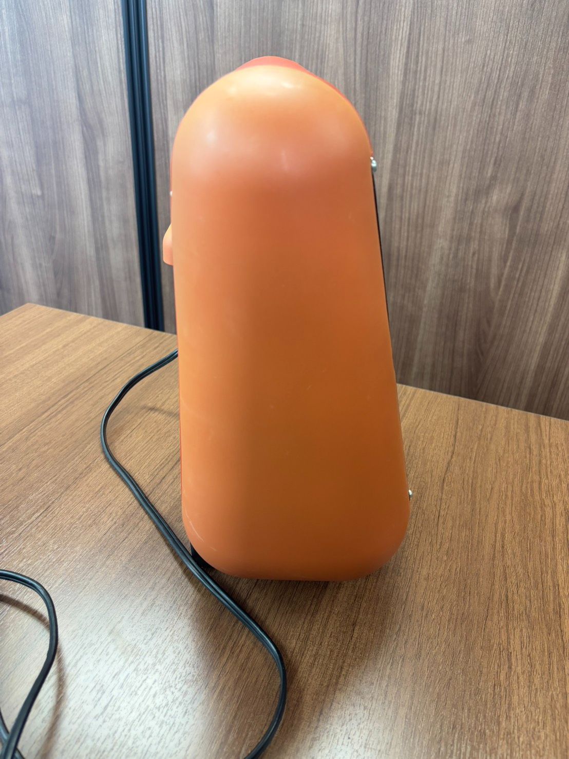 箱説付】±0 プラスマイナスゼロ 遠赤外線電気ストーブ オレンジ 清掃済