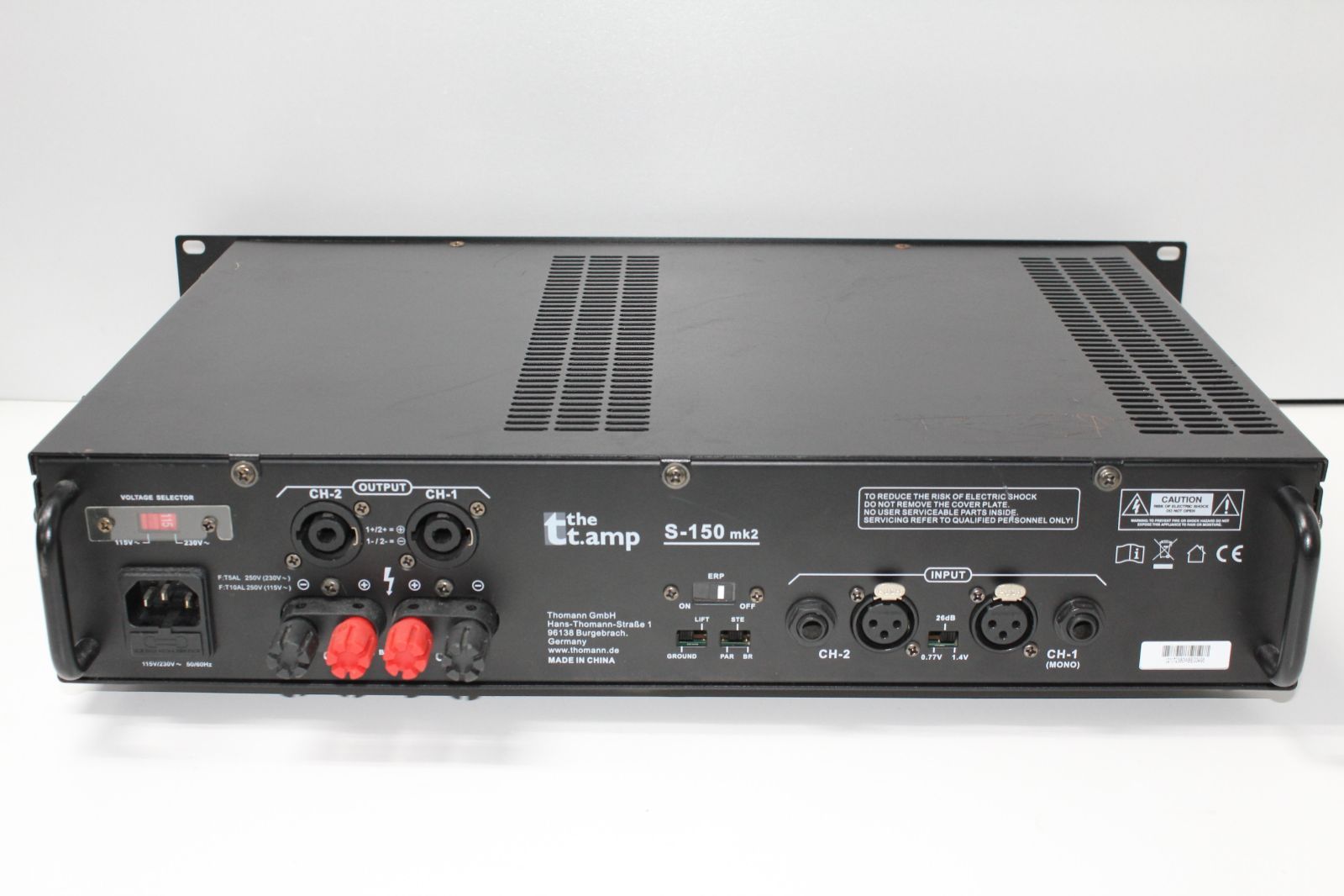 現状品】Thomann/S-150MK2/パワーアンプ ⑤ - メルカリ