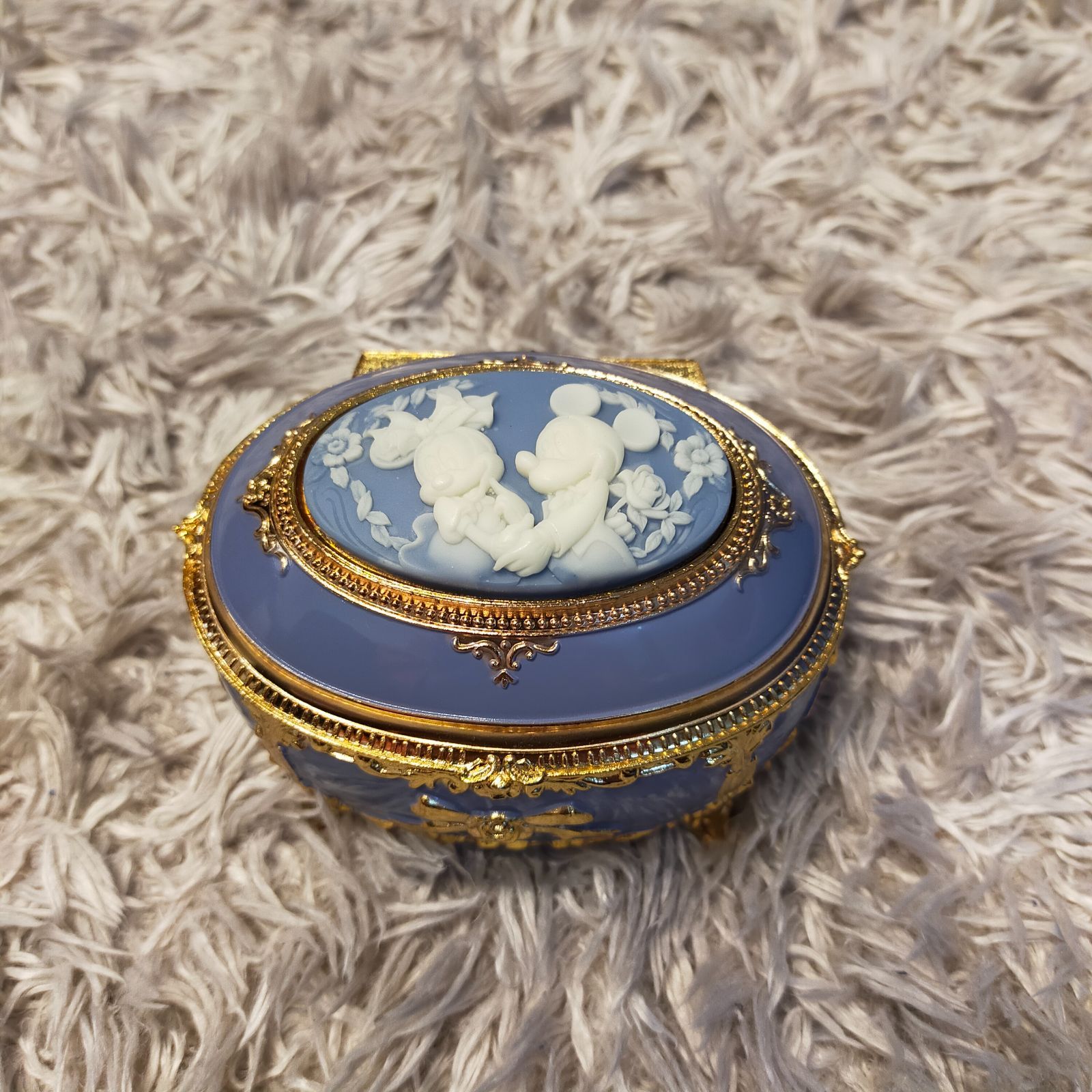 n14 ディズニーミッキー ミニー オルゴールボックス - メルカリ