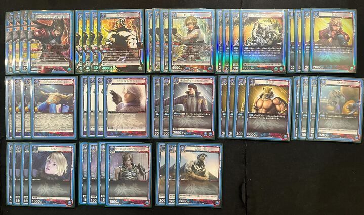 デッキ】鉄拳7 青 レオ＆キング＆ラース【UNIONARENA】7/20 ユニオン