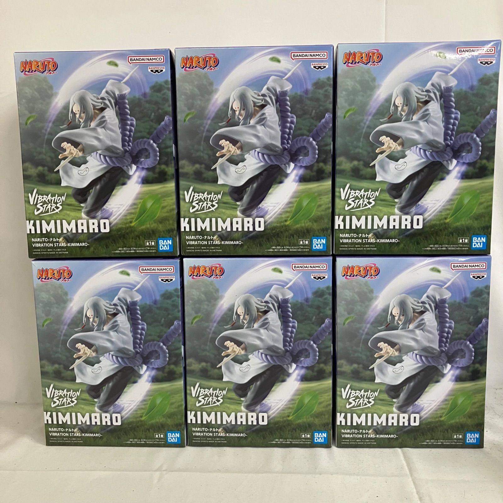 未開封 NARUTO VIBRATION STARS 君麻呂 フィギュア 6個セット SF3165