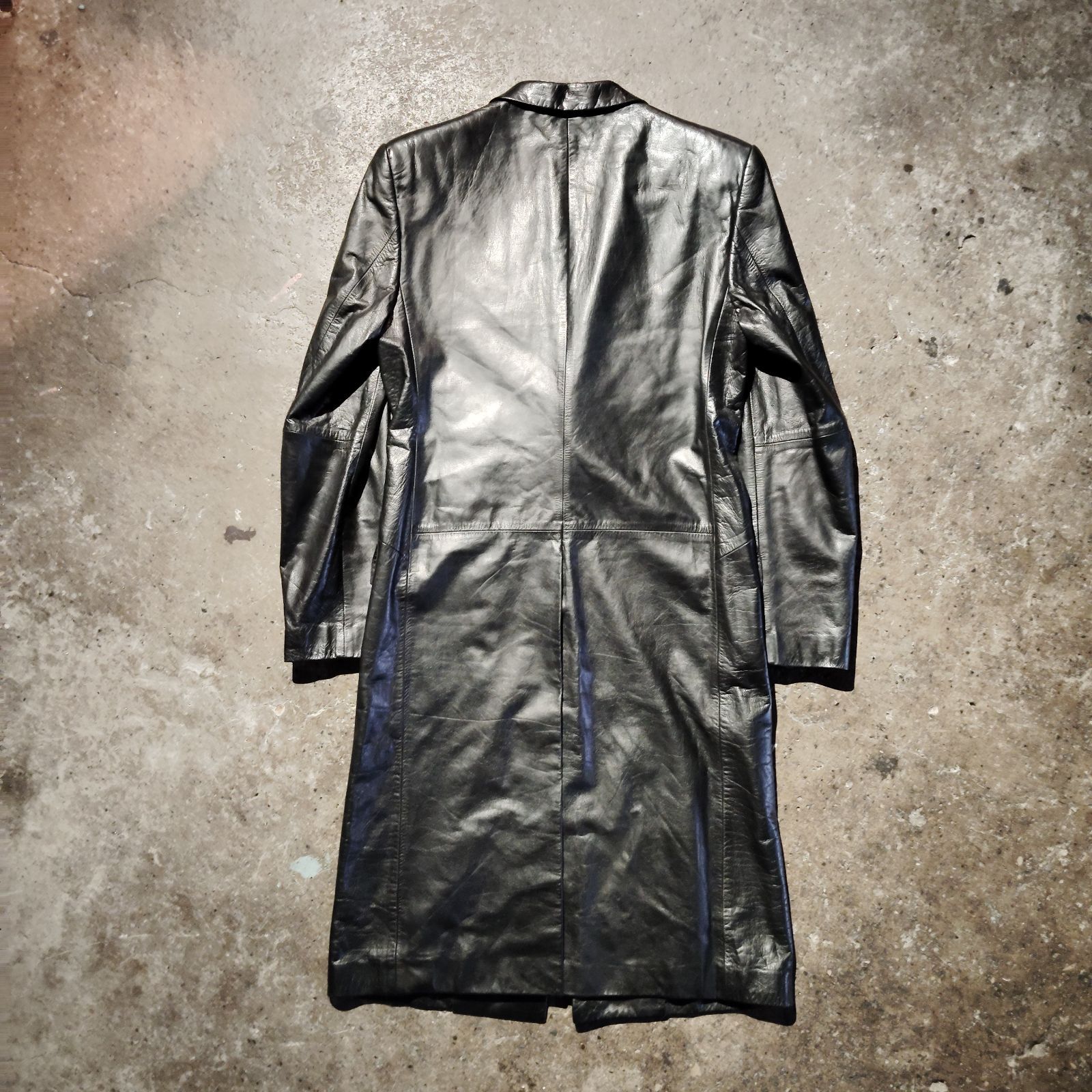 5351 POUR LES HOMMES レザーチェスターコート 5351プールオム 牛革 