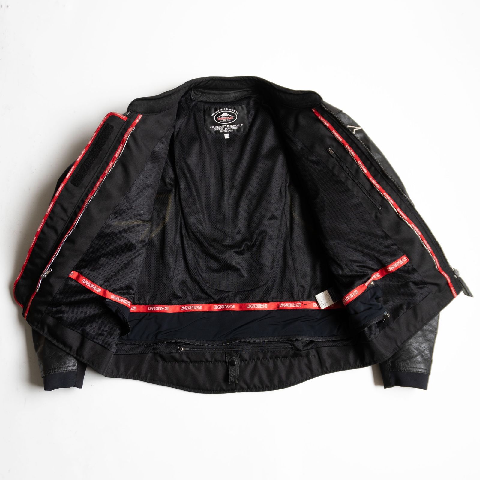 美品】KUSHITANI【K0673 キャリバーテックジャケット】LL ブラック