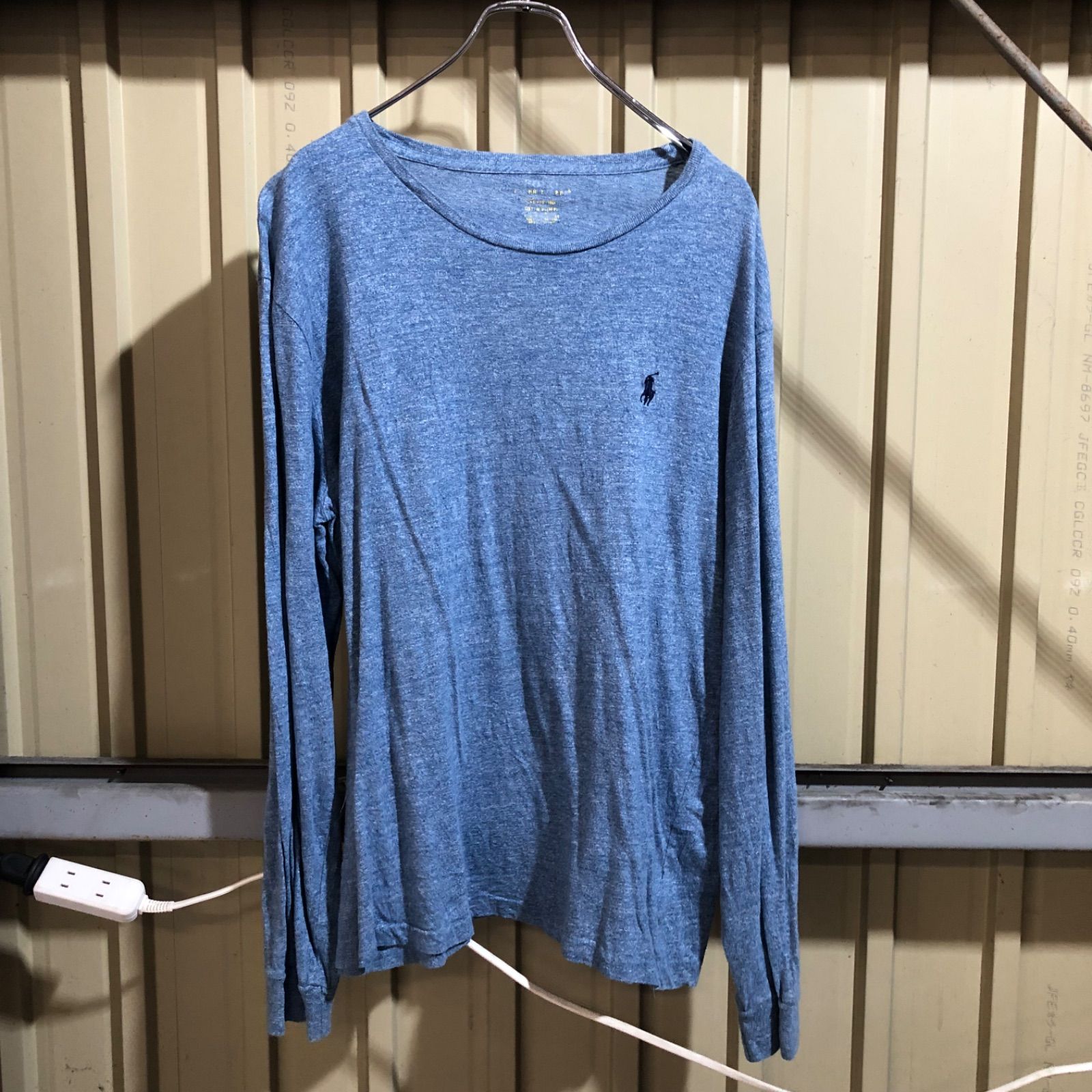 2082 POLO RALPH LAUREN ロンT ブルー L〜XL ポロラルフローレン 長袖