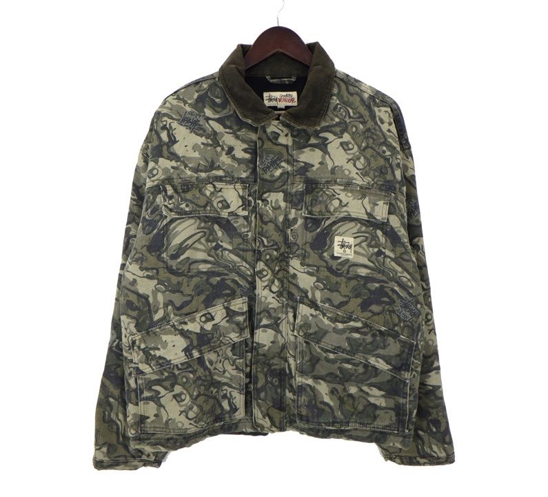 ステューシー STUSSY 【 WASHED CANVAS SHOP JACKET 】 ウォッシュド