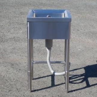 業務用 ステンレス 1槽 シンク W450 D620 H800mm 厨房 槽内寸W347D418