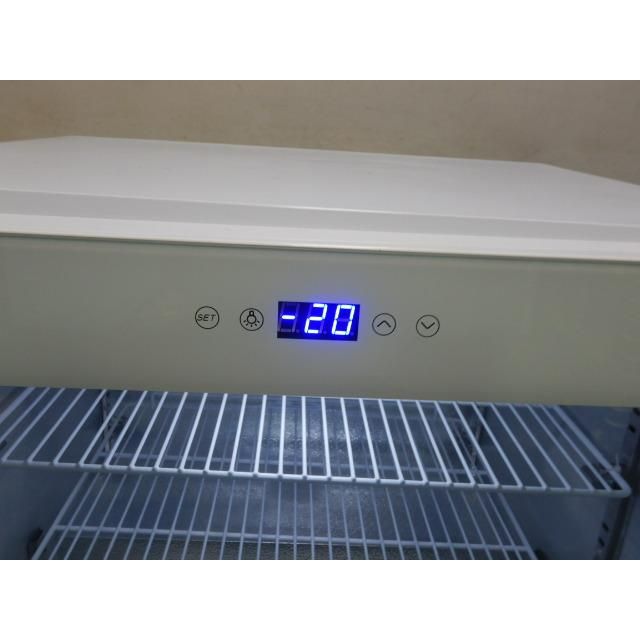 代引不可)2023年製 レマコム RIS-80TW 小型 前開き 冷凍 ショーケース