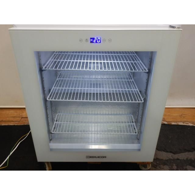 代引不可)2023年製 レマコム RIS-80TW 小型 前開き 冷凍 ショーケース