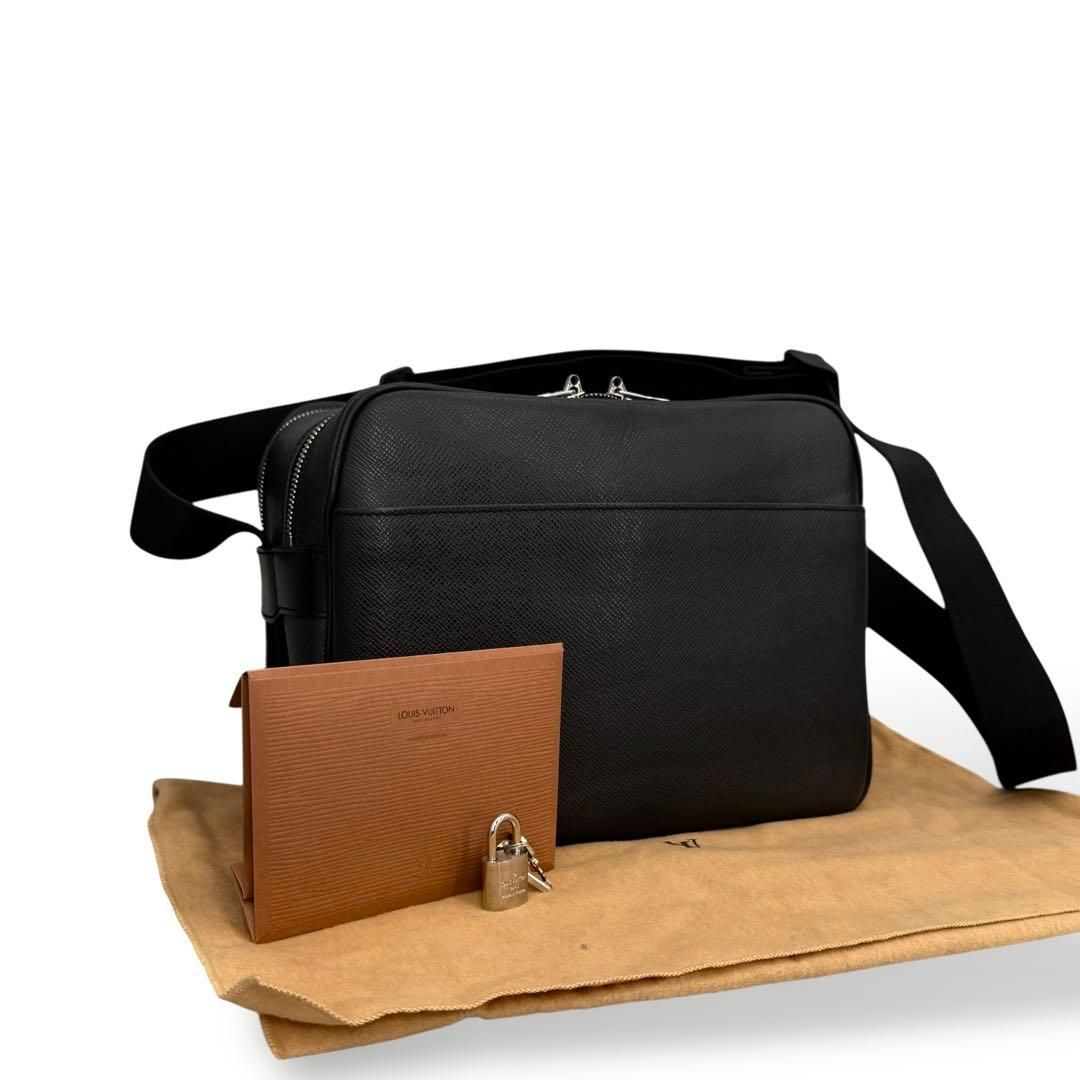 超極美品 LOUIS VUITTON ルイヴィトン タイガ リポーター ショルダー