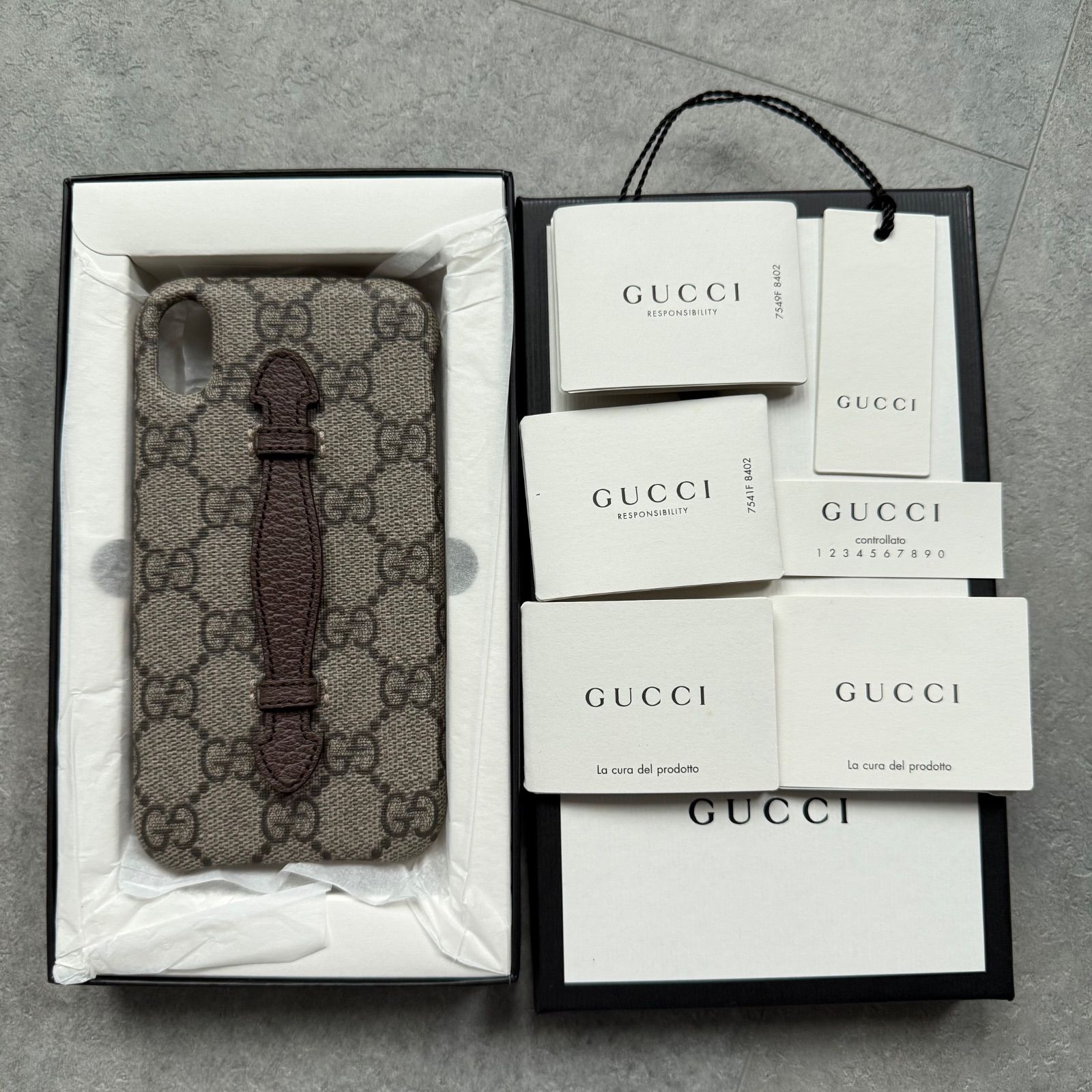 未使用 GUCCI iPhoneXRケース GG インターロッキング - メルカリ