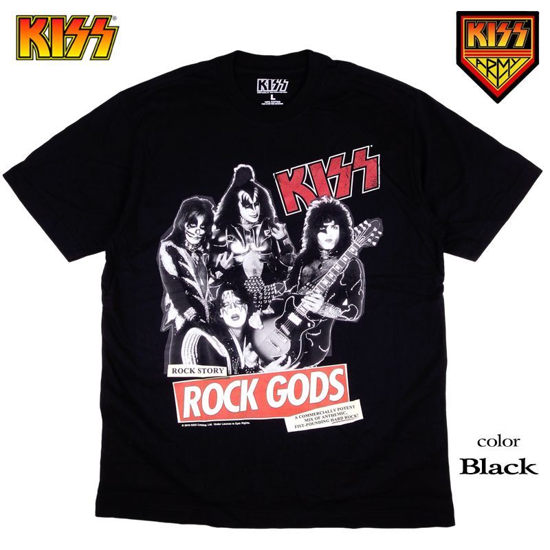 KISS Tシャツ kiss キッス 半袖 Kiss キス フォト ロゴ メンズ