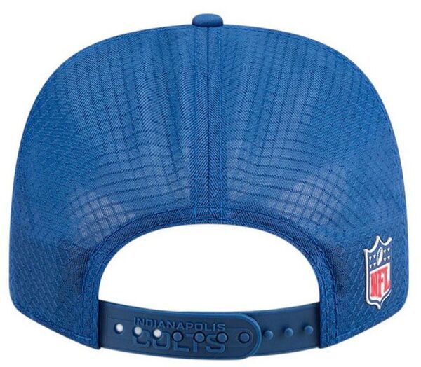 【送料無料】 ニューエラ メンズ 帽子 アクセサリー New Era Adult Indianapolis Colts Sideline 2025 Blue 9Seventy Adjustable Trucker Hat NoColor