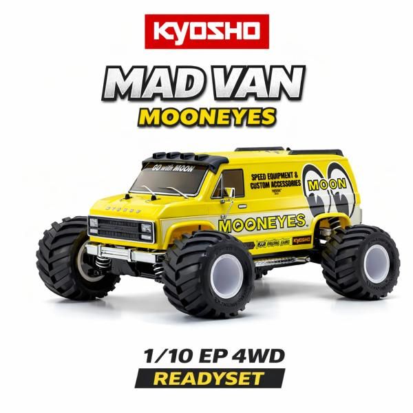京商 KYOSHO 34413T1 MAD VAN with MOONEYES 1/10 電動RCカー 4WD