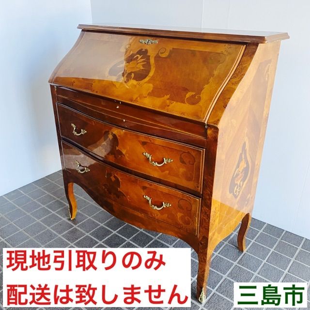 配送不可、現地引取のみ、リユース品】イタリア製 象嵌細工