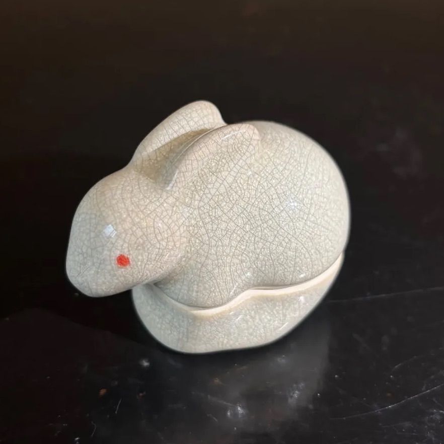 うさぎ 兎 香合 陶器 陶芸 伝統工芸 工芸品 - メルカリ