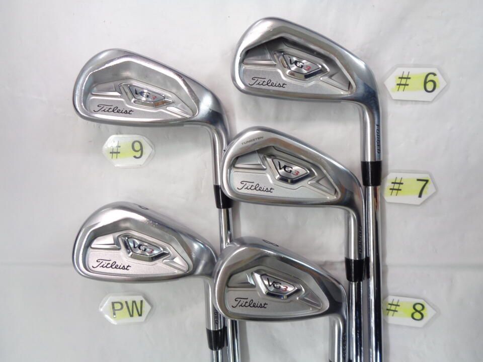 タイトリスト VG3 2018 NSプロ950GH Sフレックス アイアンセット 中古