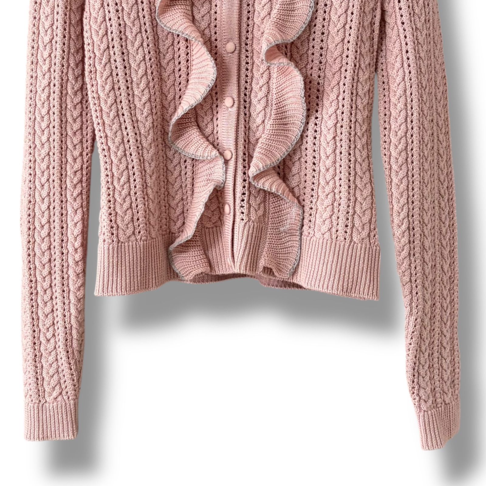 René ルネ ピンク レディース トップス カーディガン ボレロ 長袖